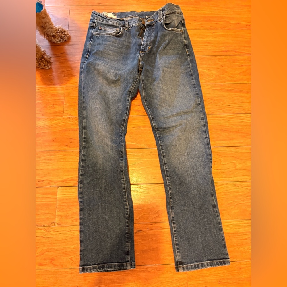 Marine Layer Classic Straight Blue Jeans